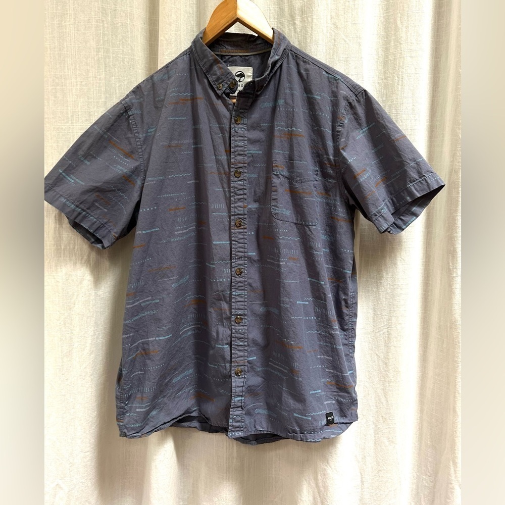 Arbor wear blue short sleeve button up XL